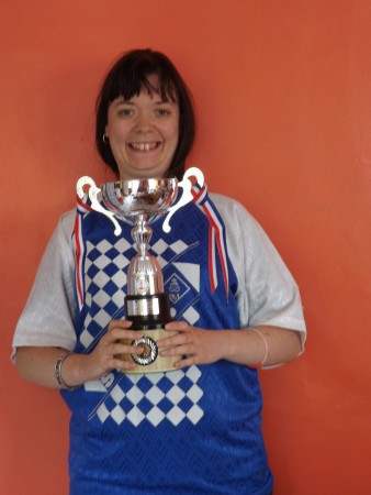 Staffs Ladies champ Kim Bradbury